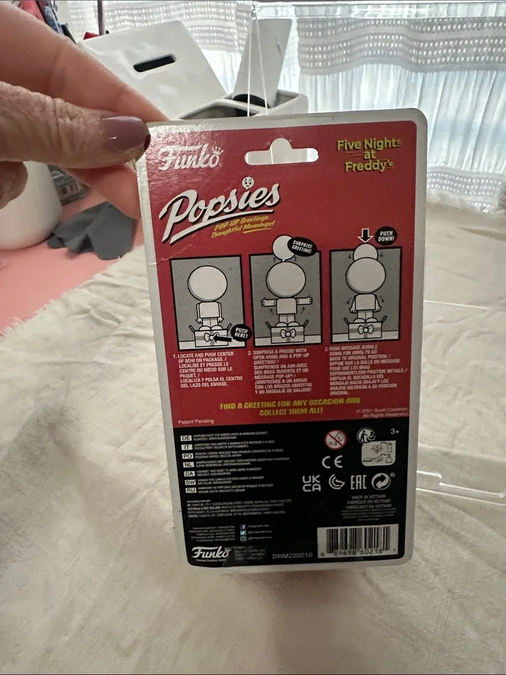 Funko Five Nights at Freddy's Foxy (red) & Freddy (brown) Popsies set NWT